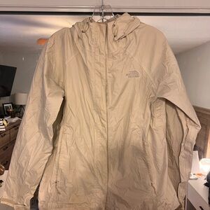 The North Face Women's Beige Rain Jacket